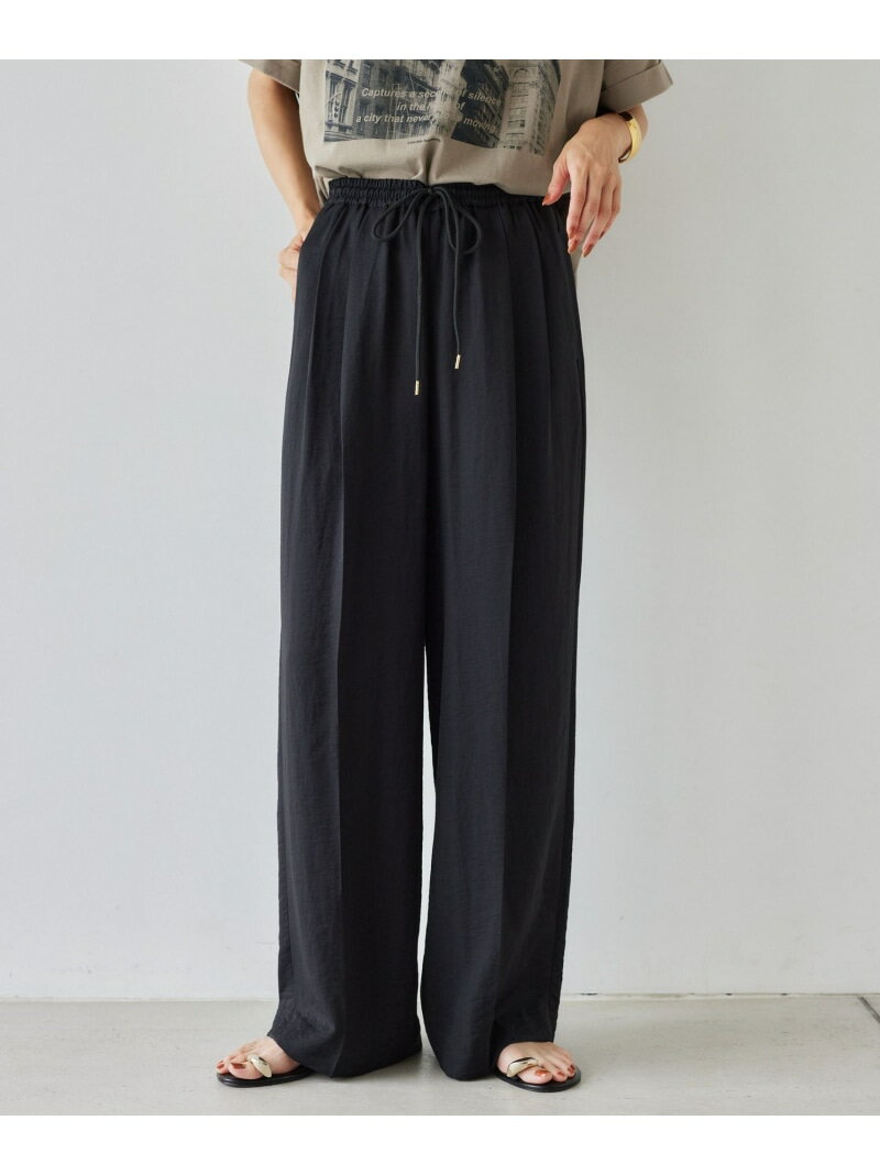 【SALE／60%OFF】【『VERY』YouTube紹介アイテム】フィラメントツイルワイドパンツ BARNYARDSTORM バンヤードストーム パンツ その他のパンツ ブラック カーキグリーン ベージュ【RBA_E】【送料無料】[Rakuten Fashion]のサムネイル