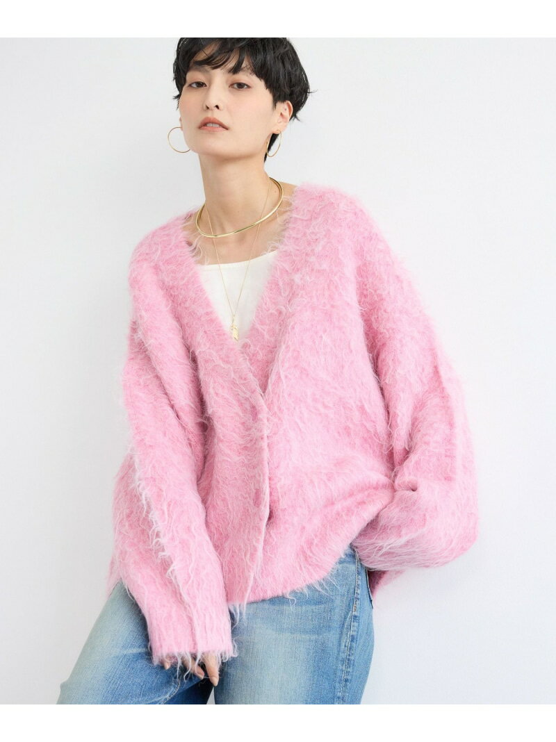 ダブルボタンカーディガン【WEB限定カラー】 BARNYARDSTORM バンヤードストーム トップス カーディガン ブラウン ピンク ホワイト【送料無料】[Rakuten Fashion]のサムネイル