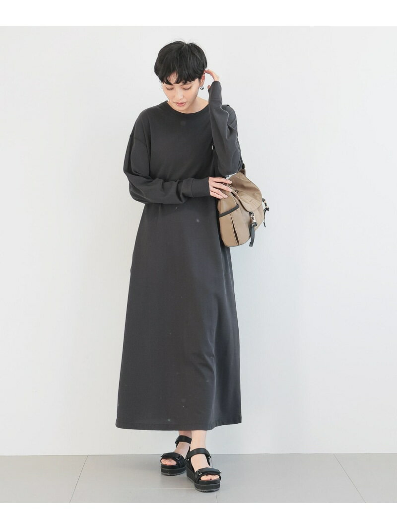 【SALE／70%OFF】カットロングワンピース BARNYARDSTORM バンヤードストーム ワンピース・ドレス ワンピース グレー ベージュ【RBA_E】【送料無料】[Rakuten Fashion]