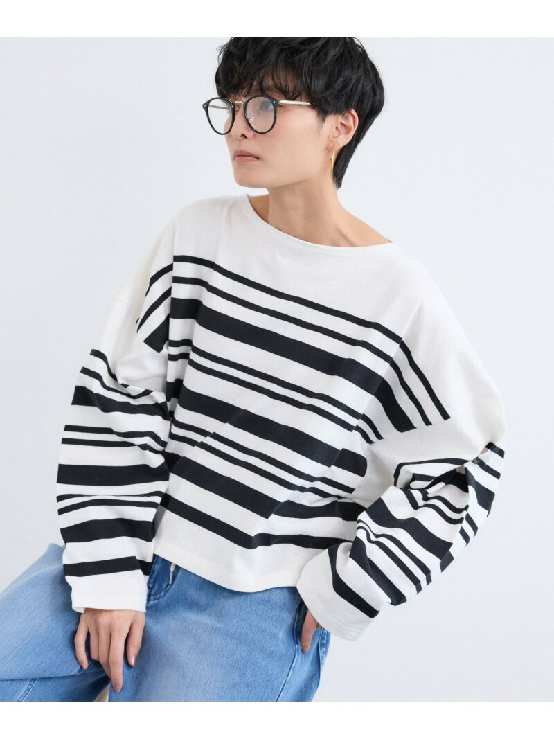 Le minor(ルミノア)別注 / ボーダープルオーバー BARNYARDSTORM バンヤードストーム トップス カットソー・Tシャツ ブルー【先行予約】*【送料無料】[Rakuten Fashion]