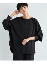 ドルマンスリーブダブルクロスプルオーバー【WEB限定カラー】 BARNYARDSTORM バンヤードストーム トップス カットソー・Tシャツ グレー ブラウン ...