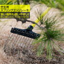 【期間限定セール】 芝生用スプリングエッジレーキ 熊手 爪幅22cm 爪数12本 狭い場所 芝生 サッチ 芝かす