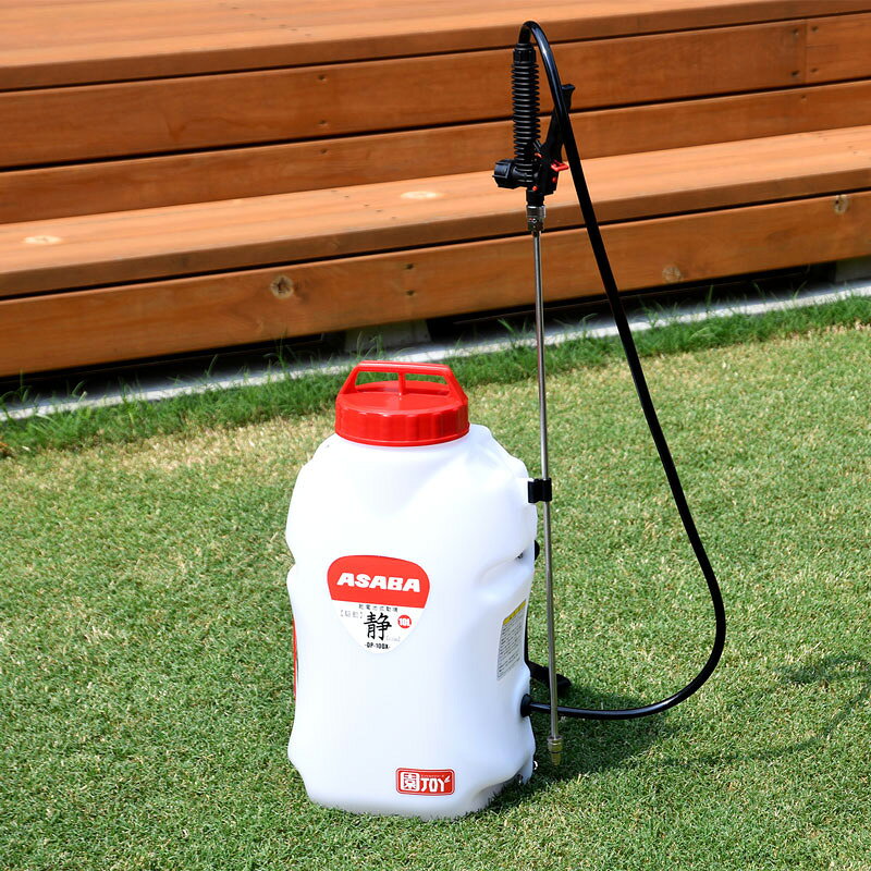 【メーカー直送 約3営業日程度で発送】麻場 ASABA 乾電池式動力噴霧器 DP-10DX1 静...