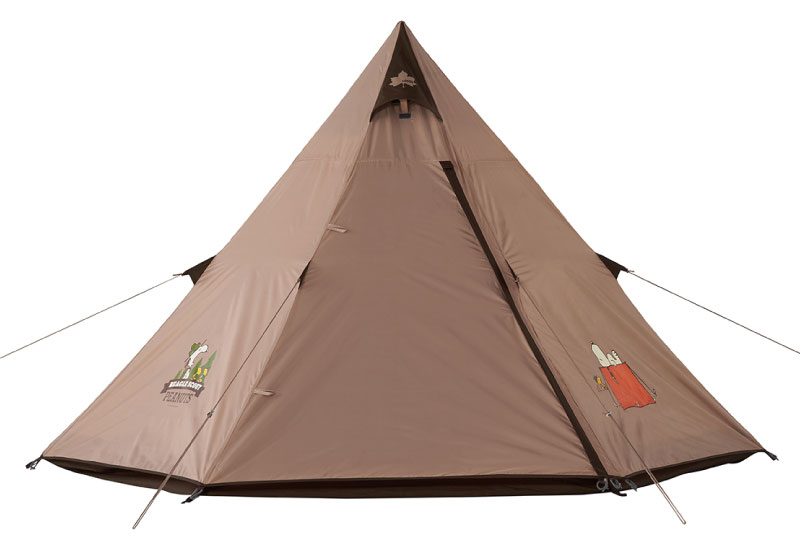 LOGOS ロゴス SNOOPY Tepee テント アウトドア 簡単組立 スヌーピー 86001083