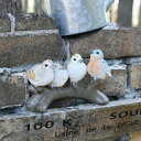 ことりのガーデンオーナメント 小鳥 置物 おしゃれ オブジェ 屋外 屋内 インテリア ギフト