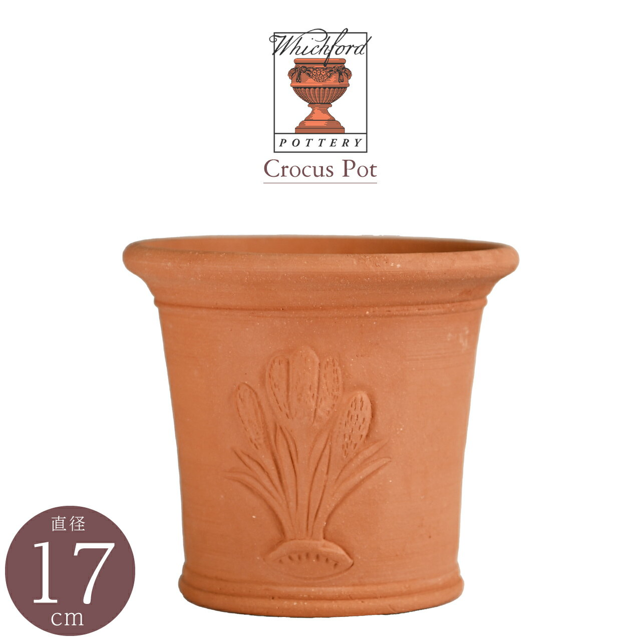 英国 ウィッチフォード クロッカスポット 直径17cm 植木鉢 Whichfordのサムネイル