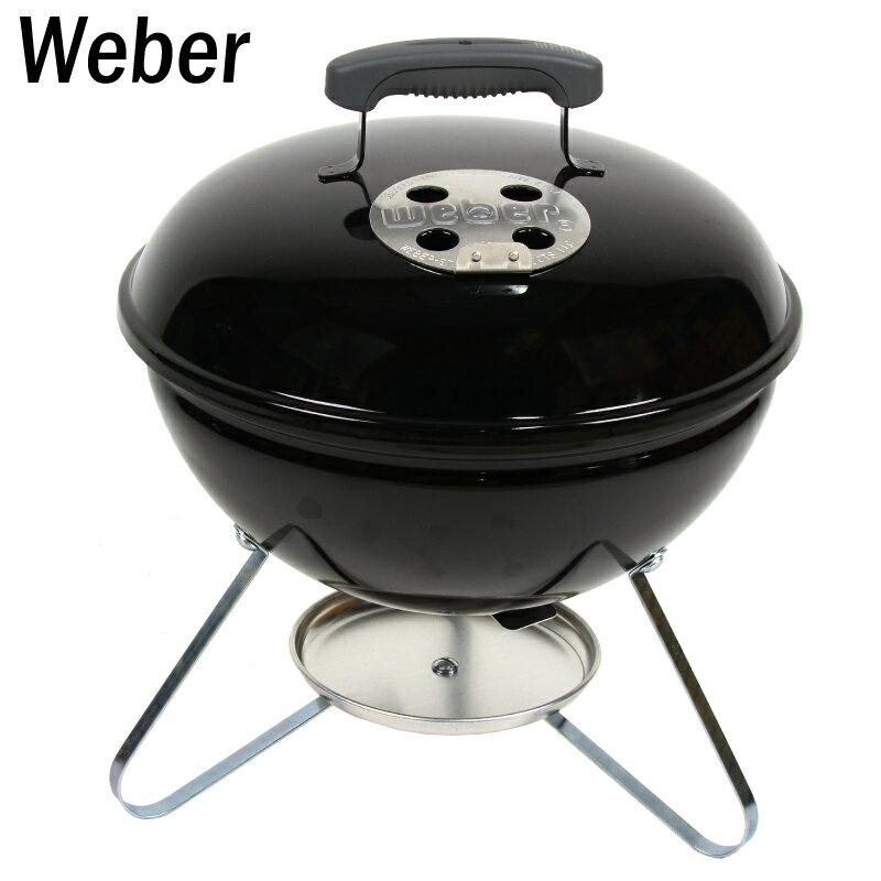 Weber ウェーバー スモーキージョー 14インチ　直径約37cm Smokey Joe バーベキュー グリル コンパクト 持ち運び ポータブル バーベキューコンロ 蓋付き 燻製 BBQ 10020