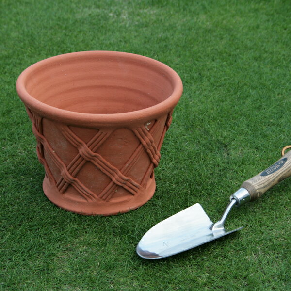 ウィッチフォード ストレート バスケットポット 直径23センチ 約7.5号鉢 Whichford 英国製植木鉢 イギリスのサムネイル