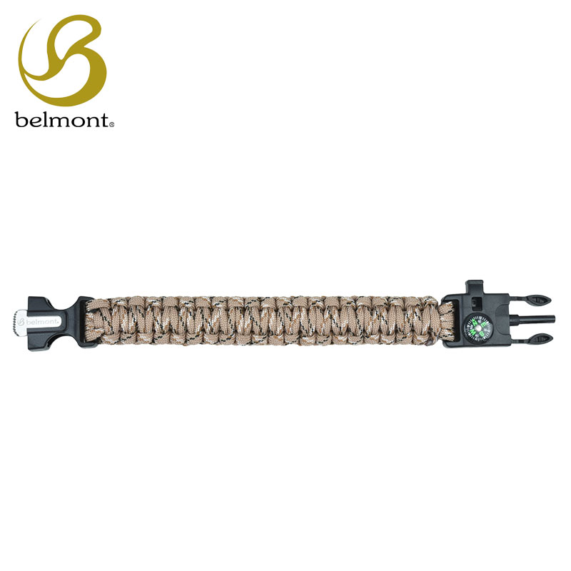 belmont ベルモント ファイヤースターター ブレスレット サンドカモ 焚き火 キャンプ アウトドア バーベキュー bm-365
