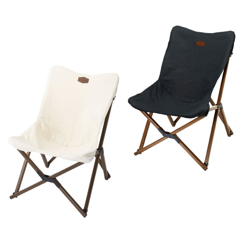 KOVEA コベア WS CANVAS CHAIR WSキャンバスチェア 選べる2色 ブラック アイボリー 快適 豪華 取り外し可能 スリム 組立簡単 キャンプ アウトドア バーベキュー チェアリング