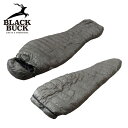 BLACKBUCK ブラックバック SEQUIOIA&ZION SET セコイア&ザイオンセット チャコールグレー シュラフ 寝袋 マミー型 キルト型 フットボ...