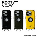 ルートコー スマホケース メンズ ROOT CO. ルートコー iPhone15Pro専用 GRAVITY Shock Resist Case Rugged. iPhoneケース ブラック カーキ イエロー カラナビループ付き 耐傷性 耐熱性 耐衝撃性 軽量