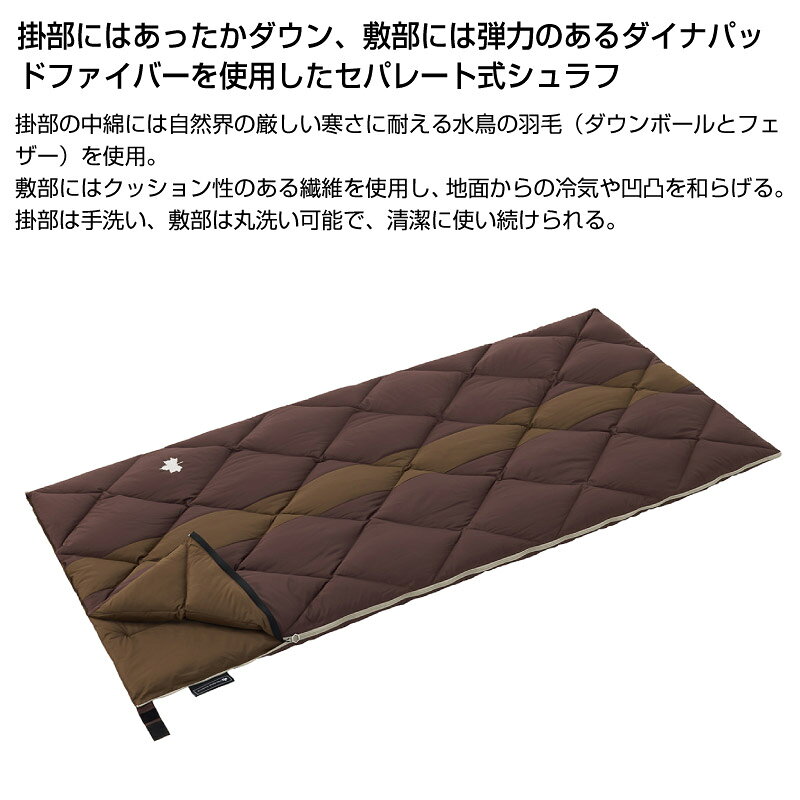 LOGOS ロゴス ダウンコンフォートセパレーター・-6 封筒型 丸洗いOK 寝袋 キャンプ アウトドア バーベキュー 72600555 baronessod-10001338 バロネスアウトドア サンプル画像2