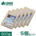LOGOS ロゴス 氷点下パックGT-16℃・ハード900g 5個セット アウトドア キャンプ BBQ クーラーボックスアクセサリー 冷凍保存 保冷剤 8166...