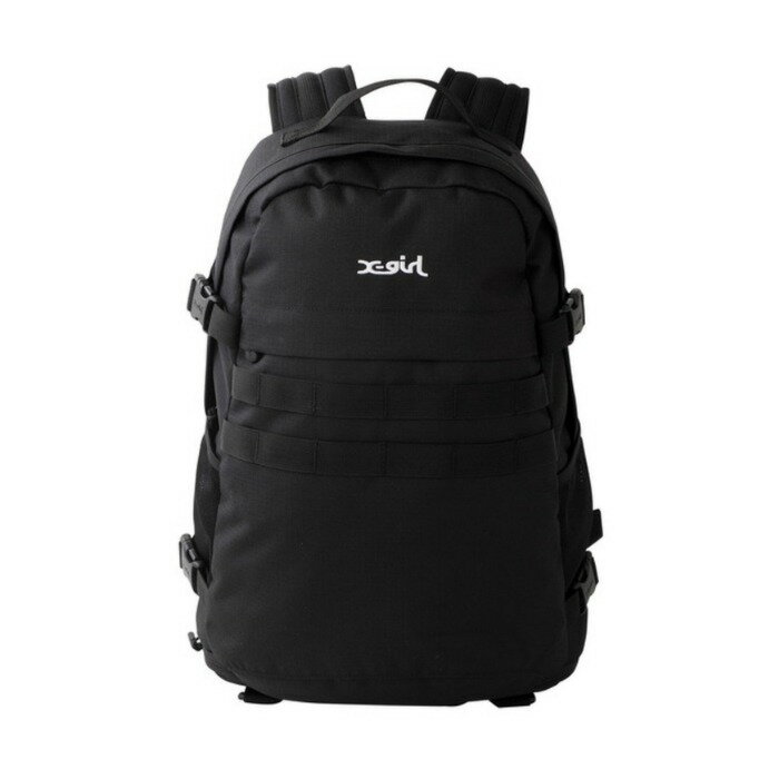 [楽天スーパーSALE ポイント15倍] X-girl（エックスガール）BOXロゴリュック アドベンチャーバックパック MILLS LOGO ADVENTURE BACKPACK　105215053001