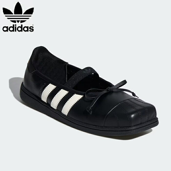 【2026FW新作】adidas アディダス オリジナルス SUPERSTAR SQ BALLET W バレエシューズ ローカット シェルトゥ ブラック 靴 Core Black / Core Black / Off White　LB3787　[ポイント10倍]