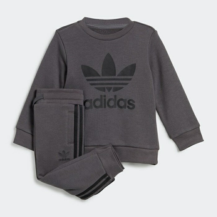 adidas アディダス キッズ 子供用 オリジナルス クルー スウェットシャツ 上下セット CREW SWEATSHIRT SET　IJ9849　[ポイント10倍]