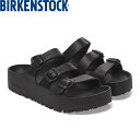 【2025SS新作】BIRKENSTOCK ビルケンシュトック レディース フロリダ III EVA フレックス プラットフォーム ブラック ナローフィット ス...