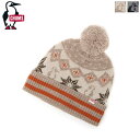  CHUMS チャムス ユニセックス ブービースノーニットキャップ ニット帽 帽子 Booby Snow Knit Cap　CH05-1334