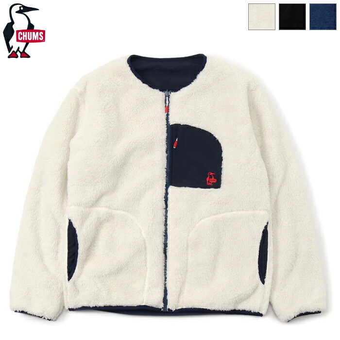 [WINTER SALE 30%OFF] CHUMS チャムス レディース エルモフリースリバーシブルブルゾン フリースジャケット ノーカラー アウター Elmo Fleece RV Blouson　CH14-1287