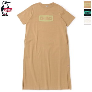 [SUMMER SALE 40%OFF] CHUMS（チャムス）レディース ヘビーウエイトチャムスロゴドレス ワンピース 半袖 Heavy Weight CHUMS Logo Dress　CH18-1199