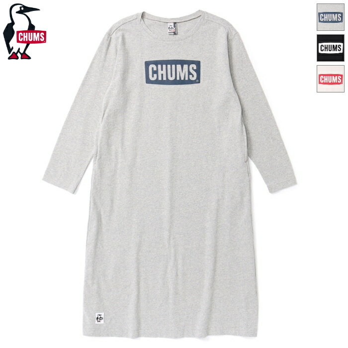 [WINTER SALE 30%OFF] CHUMS（チャムス）レディース チャムスロゴロングスリーブティードレス 長袖ワンピース CHUMS Logo L/S T-Dress　CH18-1223