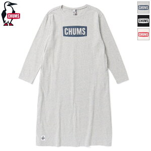 [WINTER SALE 30%OFF] CHUMS（チャムス）レディース チャムスロゴロングスリーブティードレス 長袖ワンピース CHUMS Logo L/S T-Dress　CH18-1223