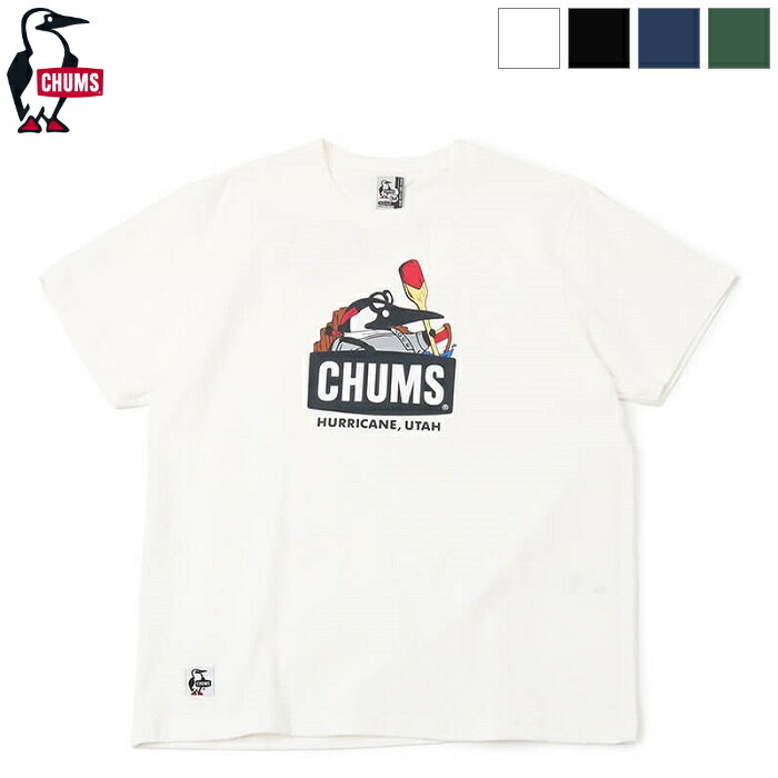 [SUMMER SALE 30%OFF] CHUMS チャムス メンズ リバーガイドブービーTシャツ 半袖 40周年記念デザイン River Guide Booby T-Shirt　CH01-2158