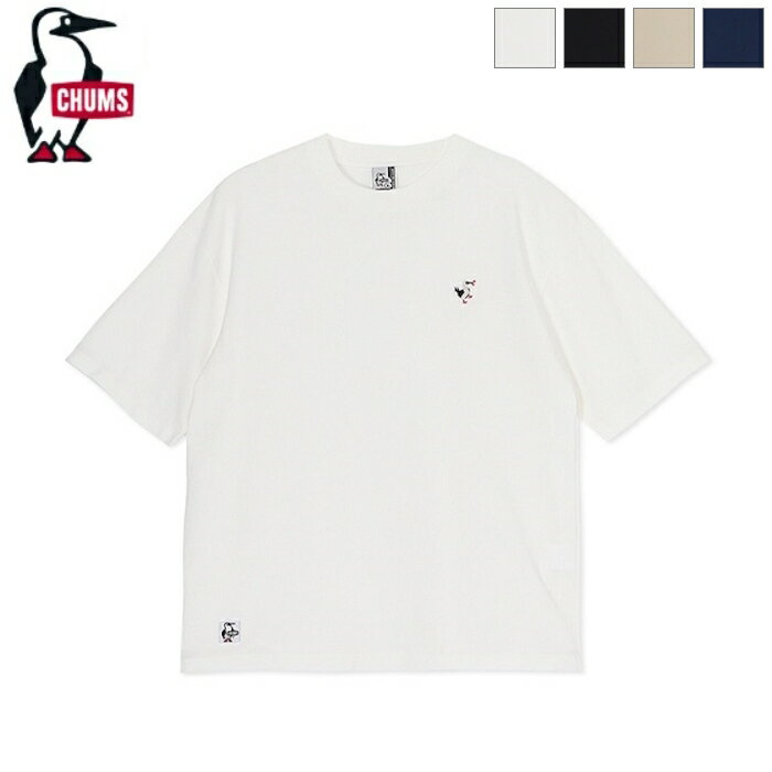 【SALE 30%OFF】CHUMS チャムス メンズ チャムスエンブロイダリーTシャツ オーバーサイズシルエット レ..