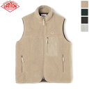 DANTON ダントン メンズ インサレーション スタンドカラー ライトボアベスト INSULATION LIGHT BOA STAND COLLAR VEST DT-A0367 LBA 日本正規代理店商品