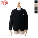 DANTON ダントン メンズ フリース ノーカラー カーディガン FLEECE COLLARLESS JACKET JD-8939 日本正規代理店商品