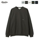 2024ss新色/再入荷 Gymphlex ジムフレックス メンズ クルーネック 長袖Tシャツ 刺繍ロゴ ロンT CREW NECK L/S T-SHIRT GY-C0102 HWJ ポイント10倍