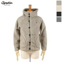 WINTER SALE 20 OFF Gymphlex ジムフレックス メンズ フード付き くるみボタン フリースボアジャケット ボアパーカー BOA HOODED JACKET J-1185PL