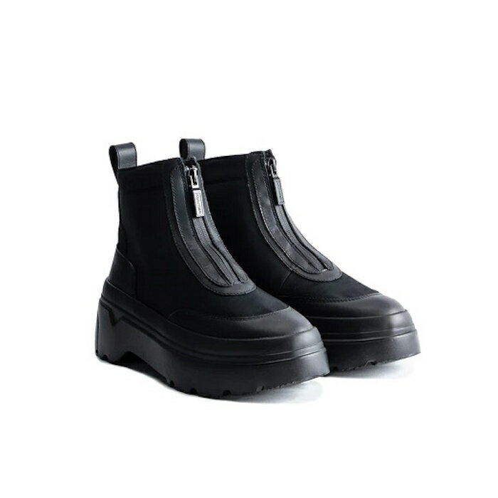 HUNTER ハンター レディース エクスプローラー アンクル ジップ フラットフォームブーツ ANKLE ZIP FLATFORM BOOT　WFS1000LNY　