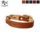 IL BISONTE イルビゾンテ オリジナルレザーブレスレット アクセサリー メッシュ編み ロゴ刻印 BRACELET 5422300397 日本正規代理店商...