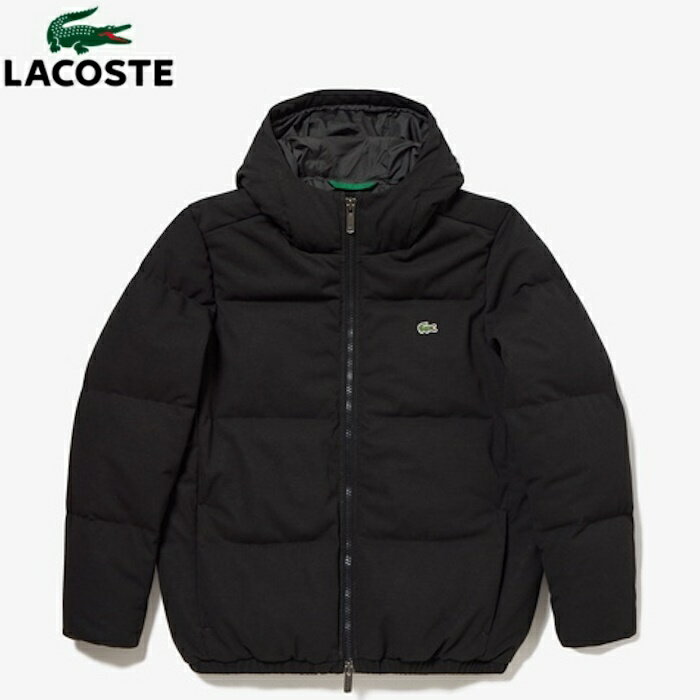 LACOSTE ラコステ メンズ ピケダウンジャケット アウター コート ブラック BH102LJ-99 ポイント10倍