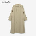 [SUMMER SALE 10%OFF] Le glazik ル グラジック レディース サイドスリット バルマカーンコート BALMACAAN COAT　LG-A0318 VGT