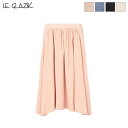  Le glazik ル グラジック レディース ギャザーロングスカート GATHER FLARE SKIRT　LG-F0012KLM