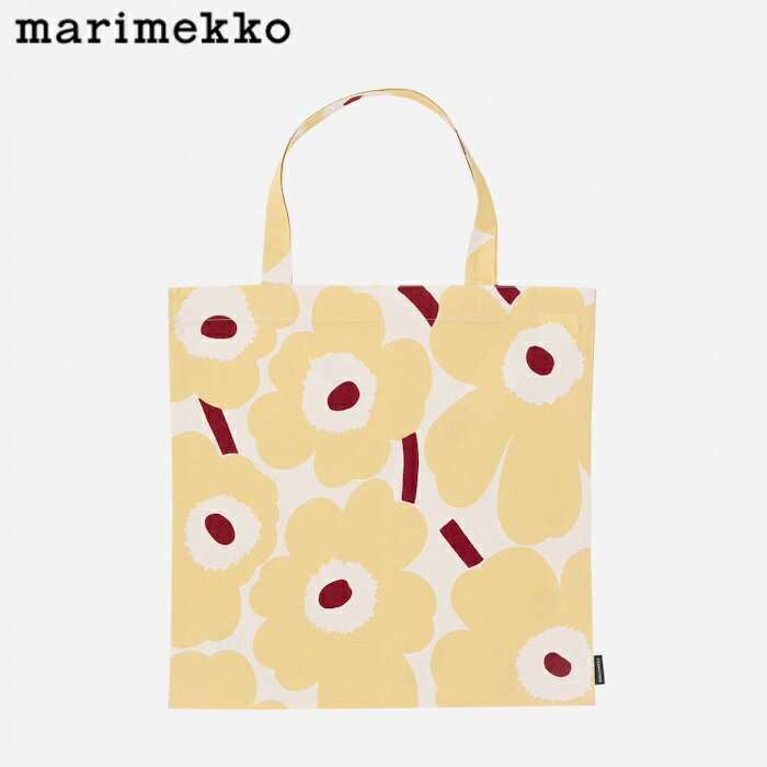 [2024ss新作] marimekko マリメッコ Pieni Unikko ファブリックバッグ ウニッコ 花柄 トートバッグ サブバッグ TOTE BAG　52249473013