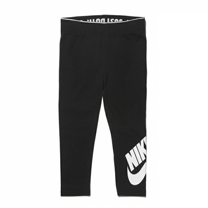 NIKE ナイキ キッズ ベビー ガールズ トドラー レギンス ブラック スポーツウェア G NSW LEG A SEE LEGGING　26C723-023　日本正規代理店商品