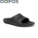 【2025SS新作】OOFOS ウーフォス ユニセックス ウーアー ブラック リカバリー フットウェア スライドサンダル シューズ 靴 アウトドア スポーツ O...