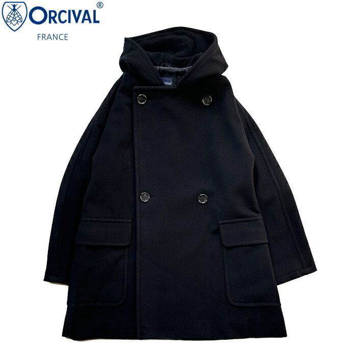  ORCIVAL オーチバル オーシバル レディース ウール ライトモッサ ドルマンスリーブ ミドル丈フードブルゾン DOLMAN MIDDLE HOODED BLOUSON　OR-A0414 LMO