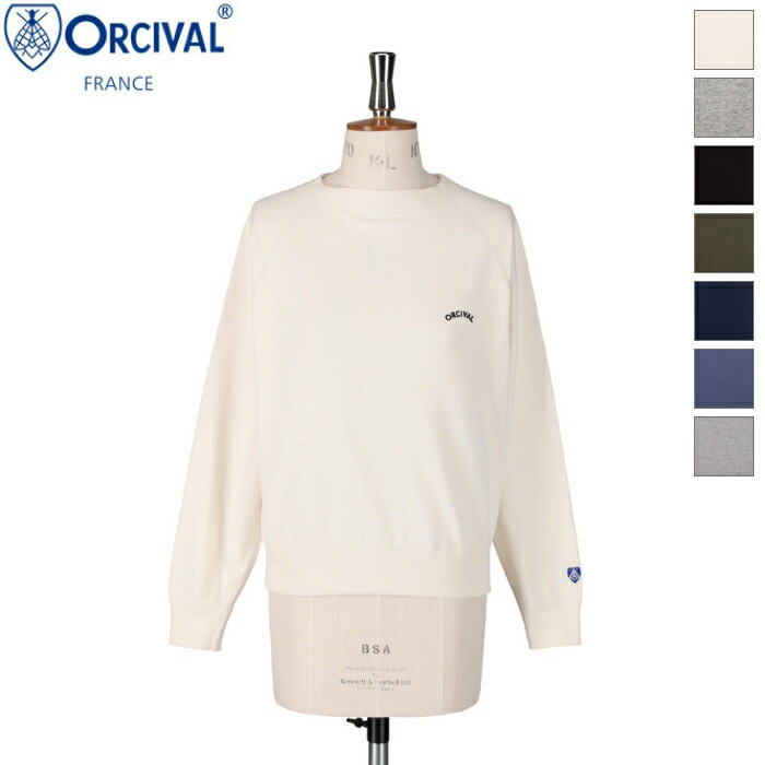 【2025FW新色/再入荷】ORCIVAL オーシバル オーチバル レディース コットン バインダーネック 裏毛 ス..