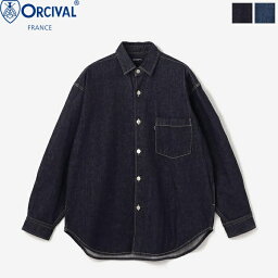 オーシバル コート メンズ [WINTER SALE 30%OFF] ORCIVAL オーチバル オーシバル メンズ デニムシャツジャケット SHIRT JACKET　OR-A0337 KDJ