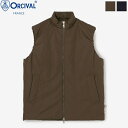 オーシバル ダウンベスト メンズ [WINTER SALE 30%OFF] ORCIVAL オーチバル オーシバル メンズ ポリエステル スタンドカラーダウンベスト DOWN STAND COLLAR VEST　OR-A0412 SRL