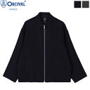 オーシバル コート メンズ [WINTER SALE 30%OFF] ORCIVAL オーチバル オーシバル メンズ ウールリバー ジップジャケット ZIP JACKET　OR-A0419 REV