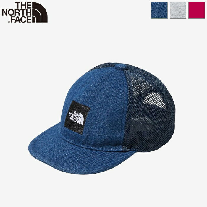 楽天BAS CLOTHING[2024ss新色/再入荷] THE NORTH FACE ザ・ノースフェイス ベビー スクエアロゴメッシュキャップ 帽子 Baby Square Logo Mesh Cap　NNB02000　日本正規代理店商品　[ポイント10倍]