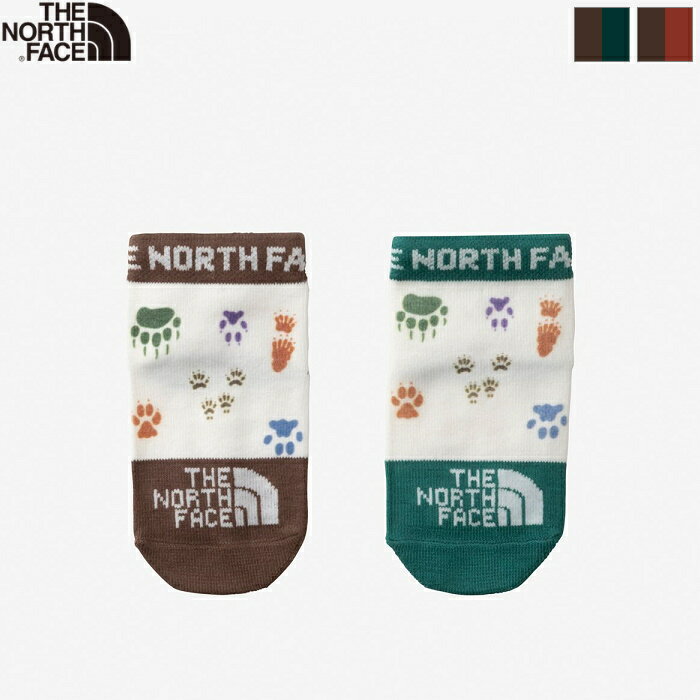 THE NORTH FACE ザ・ノースフェイス ベビー プリント 2P アンクル デザインソックス 靴下 2足セット 2足組 B Print 2P Ankle　NNB82311　日本正規代理店商品　[ポイント10倍]