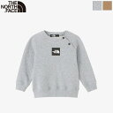 [2024ss新作] THE NORTH FACE ザ・ノースフェイス ベビー スウェットロゴクルー プルオーバー トレーナー トップス B Sweat Logo Crew　NTB12402　日本正規代理店商品　[ポイント10倍]