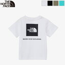 [2024ss新色/再入荷] THE NORTH FACE ザ・ノースフェイス ベビー ショートスリーブバックスクエアロゴティー 半袖Tシャツ B S/S Back Square Logo Tee　NTB32333　日本正規代理店商品　[ポイント10倍]